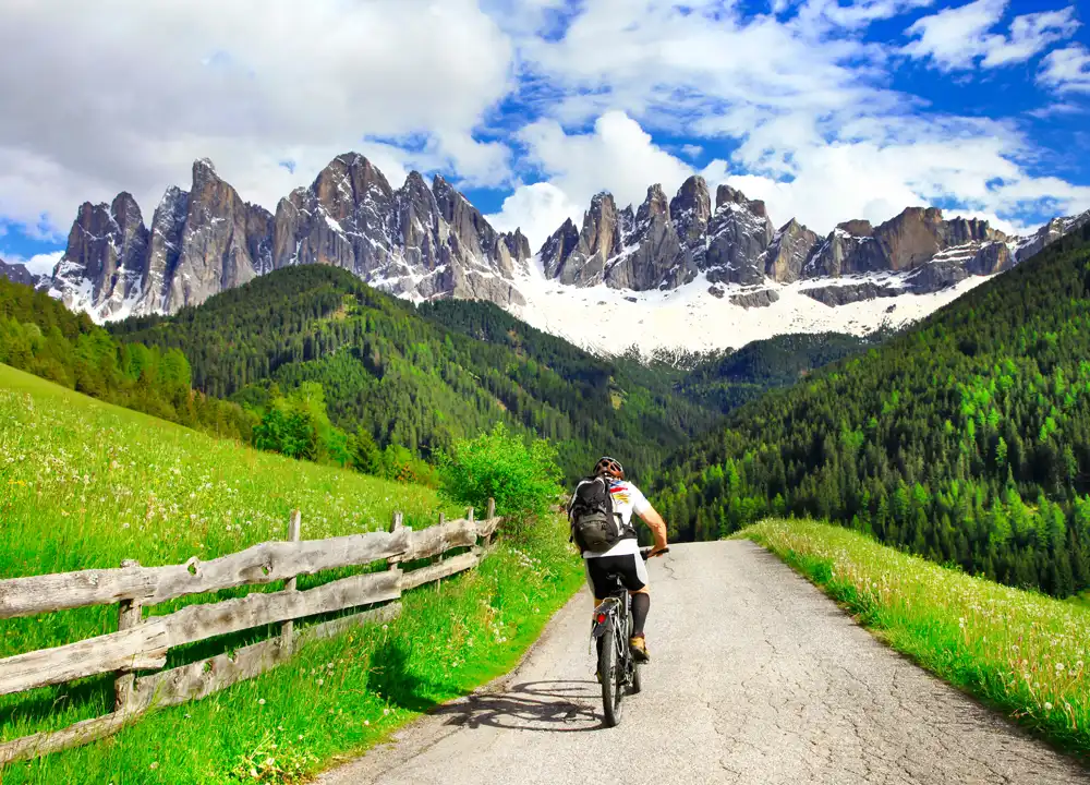mountainbiken in Zuid-Tirol
