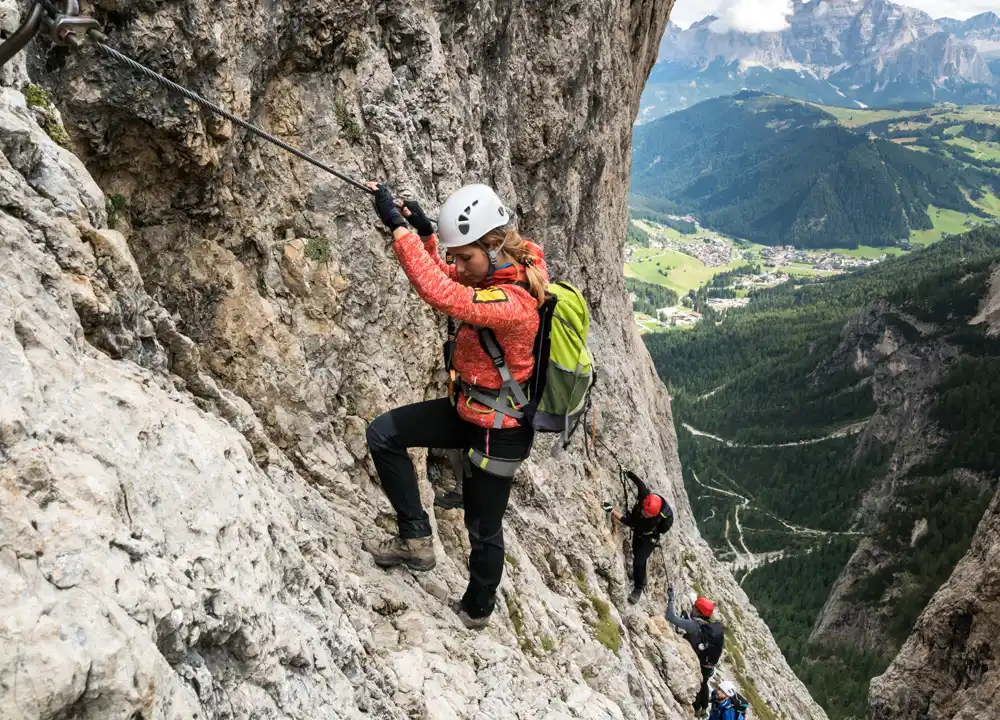 Rotsklimmen in Zuid-Tirol
